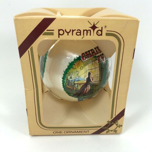 Vintage Pyramid "Christmas Eve" Thomas Nast Christmas Ornament - Picture 2 of 4